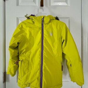 Vibrant Yellow Kids Puffer Jacket